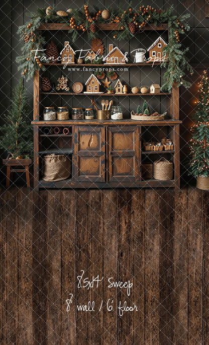 Christmas Kitchen Charm - With Sweep Option