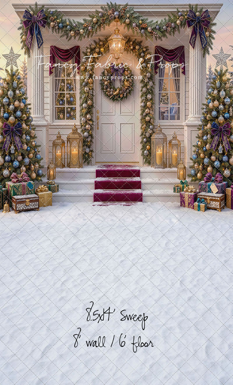 Christmas Plum Home - With Sweep Option