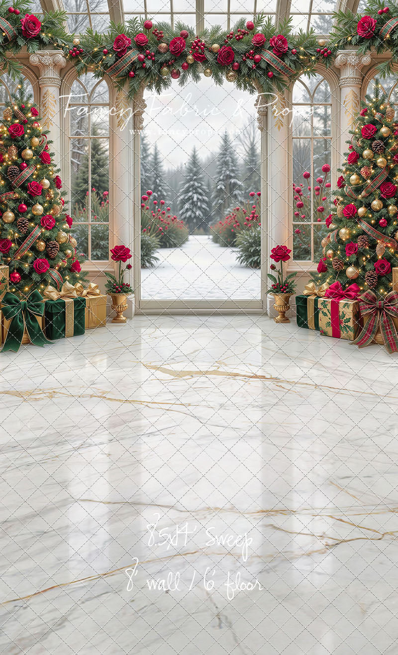 Christmas Rose Gala - with Sweep Option