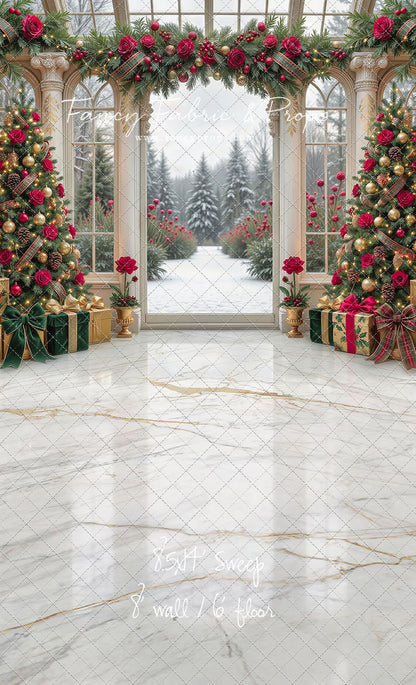Christmas Rose Gala - with Sweep Option