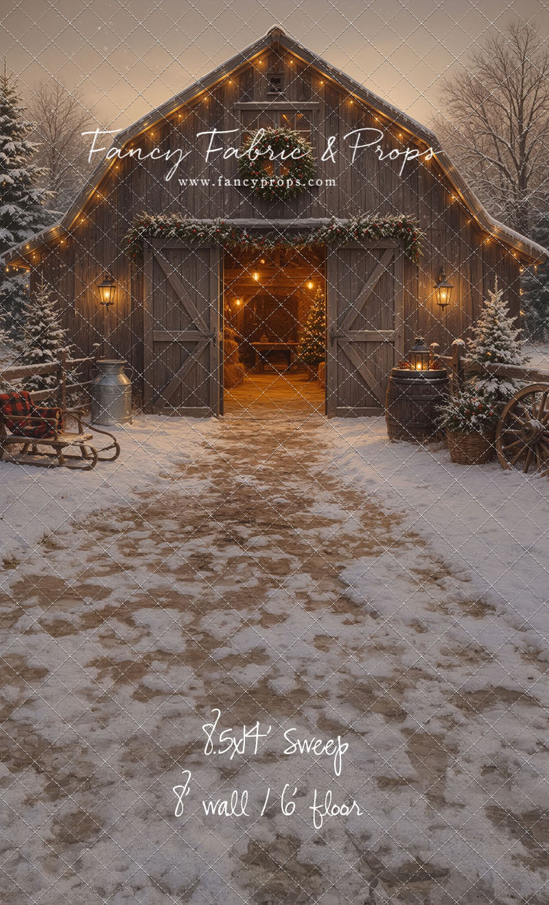 Christmas In The Timber Barn - with Sweep Option