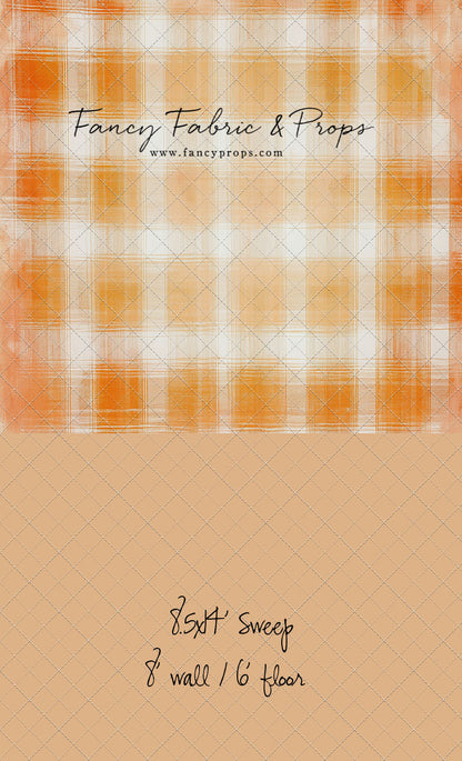 Citrus Tartan- With Sweep Option