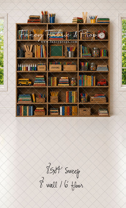 Classic Classroom Bookshelf - With Sweep Option