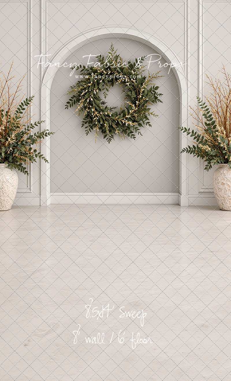 Clean Evergreen Arch - With Sweep Option