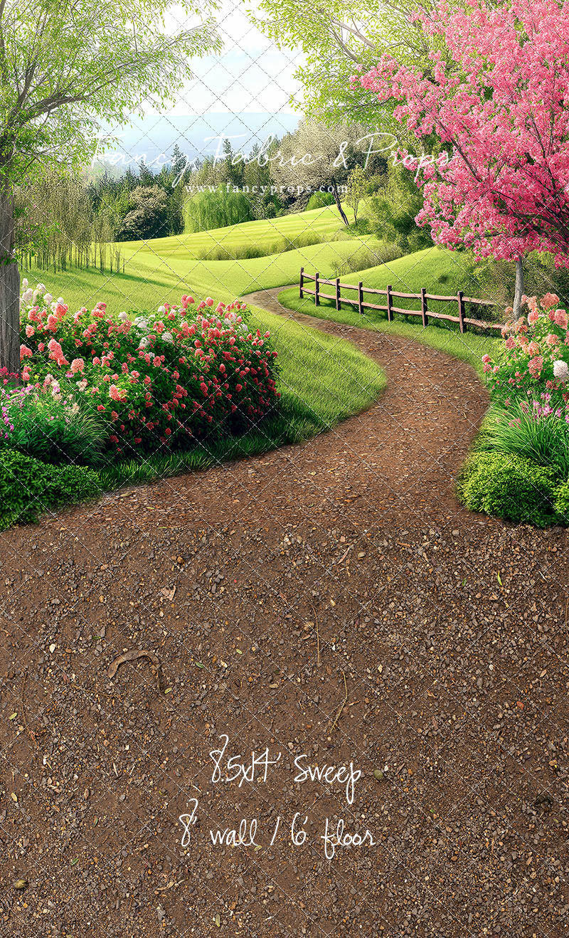 Country Road In Bloom - With Sweep Option