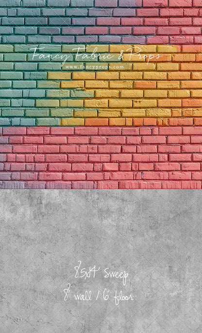 Daydream Pastel Brick - With Sweep Option