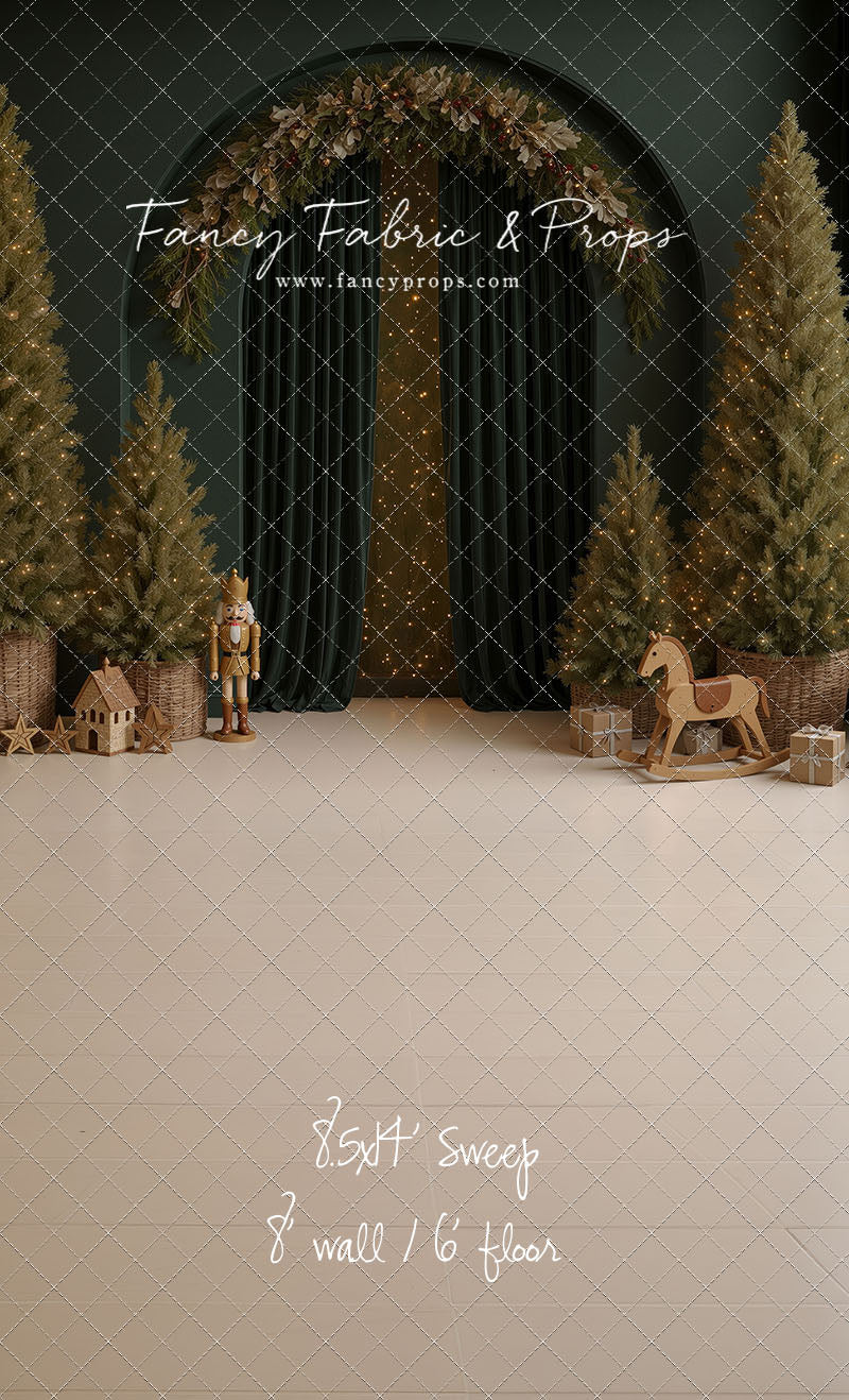Emerald Christmas Arch - With Sweep Option
