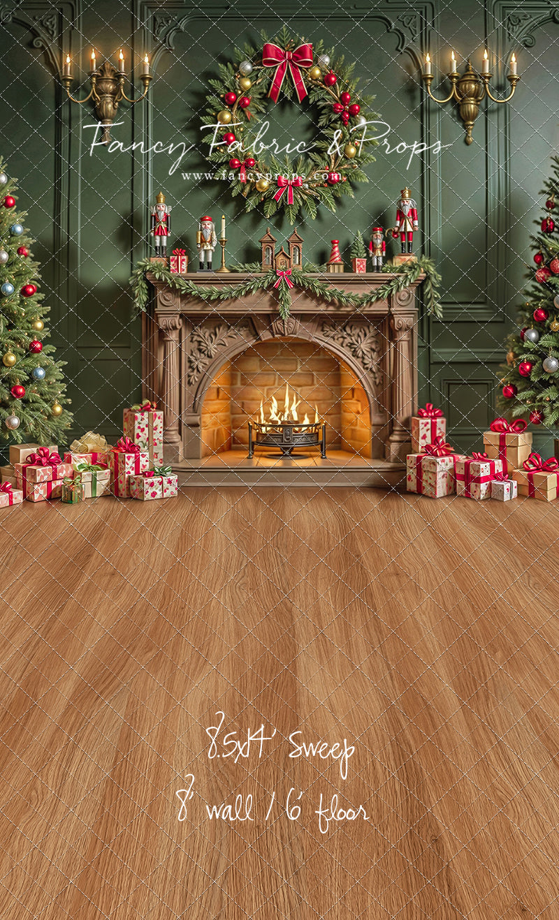 Emerald Christmas Room - with Sweep Option