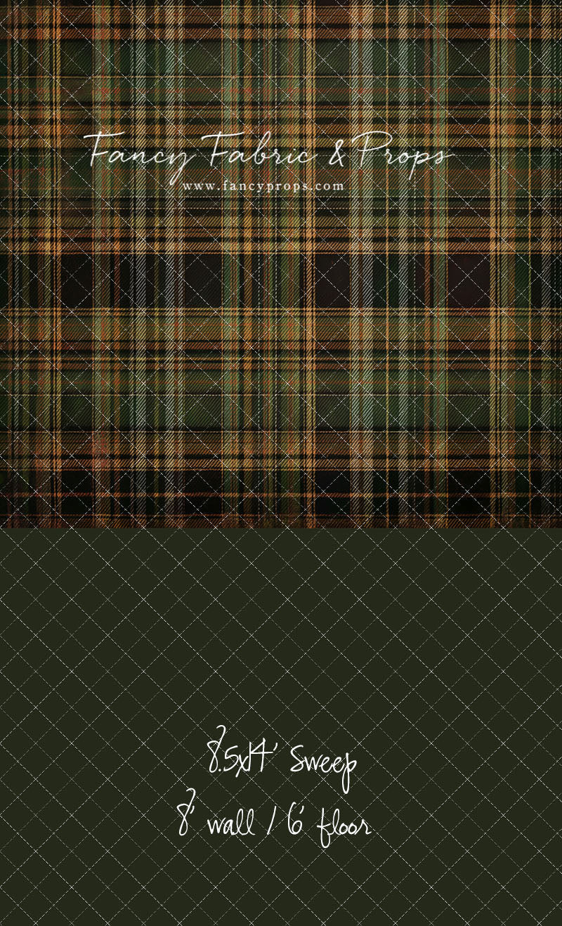 Evergreen Flannel - With Sweep Option