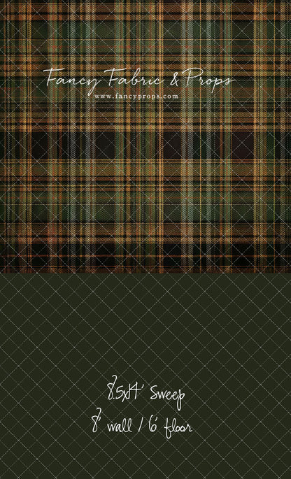 Evergreen Flannel - With Sweep Option