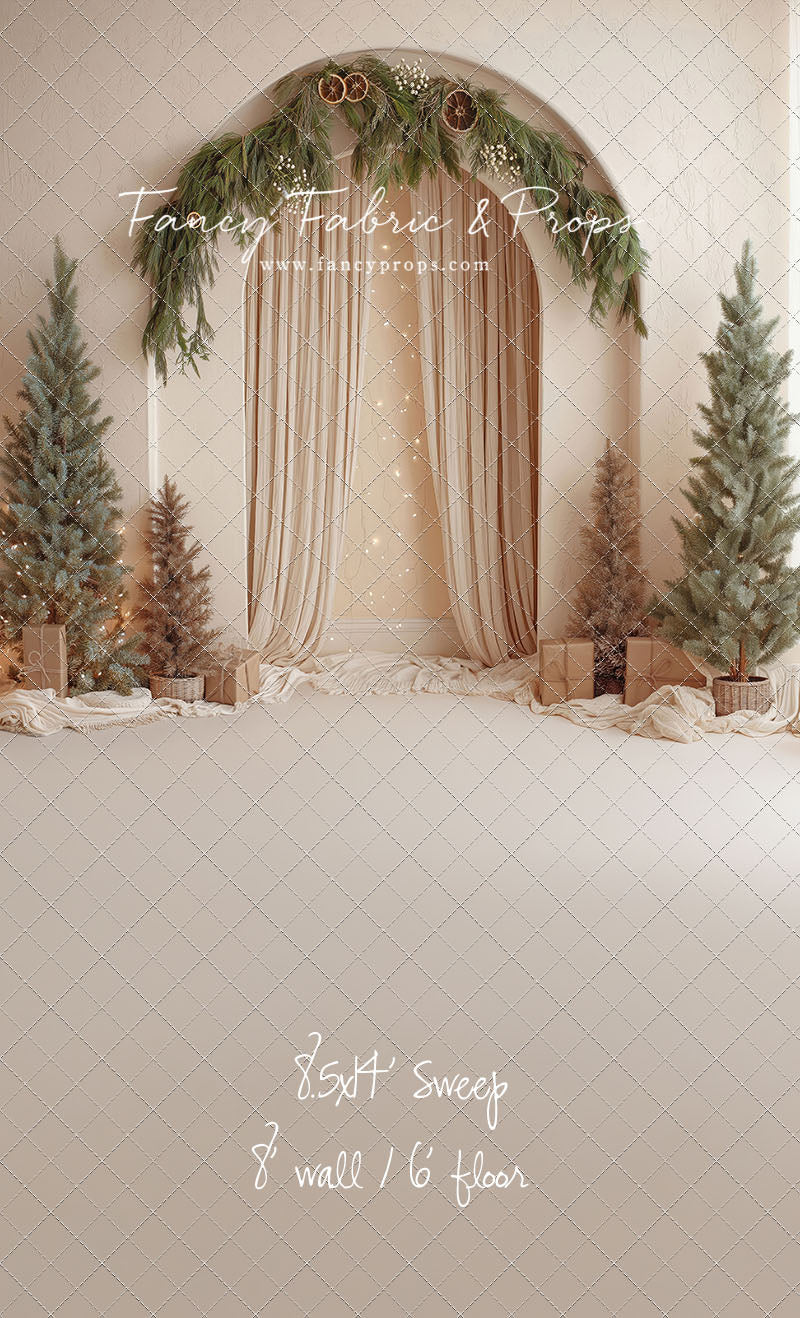Evergreen & Ivory - With Sweep Option