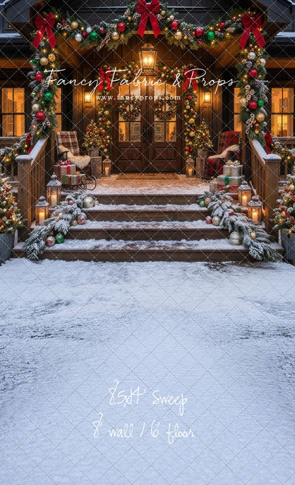Festive Front Porch - With Sweep Option