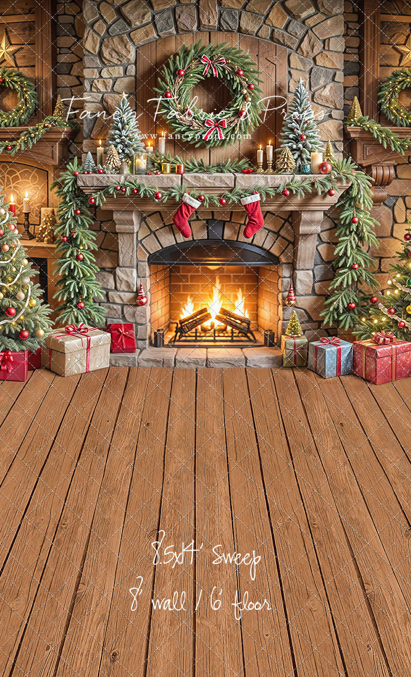 Fireside Christmas Magic - with Sweep Option