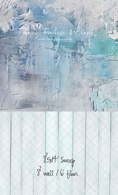 Frozen Veil - With Blue Floor Sweep Option