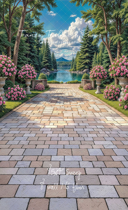 Garden By The Blue Lake - With Sweep Option