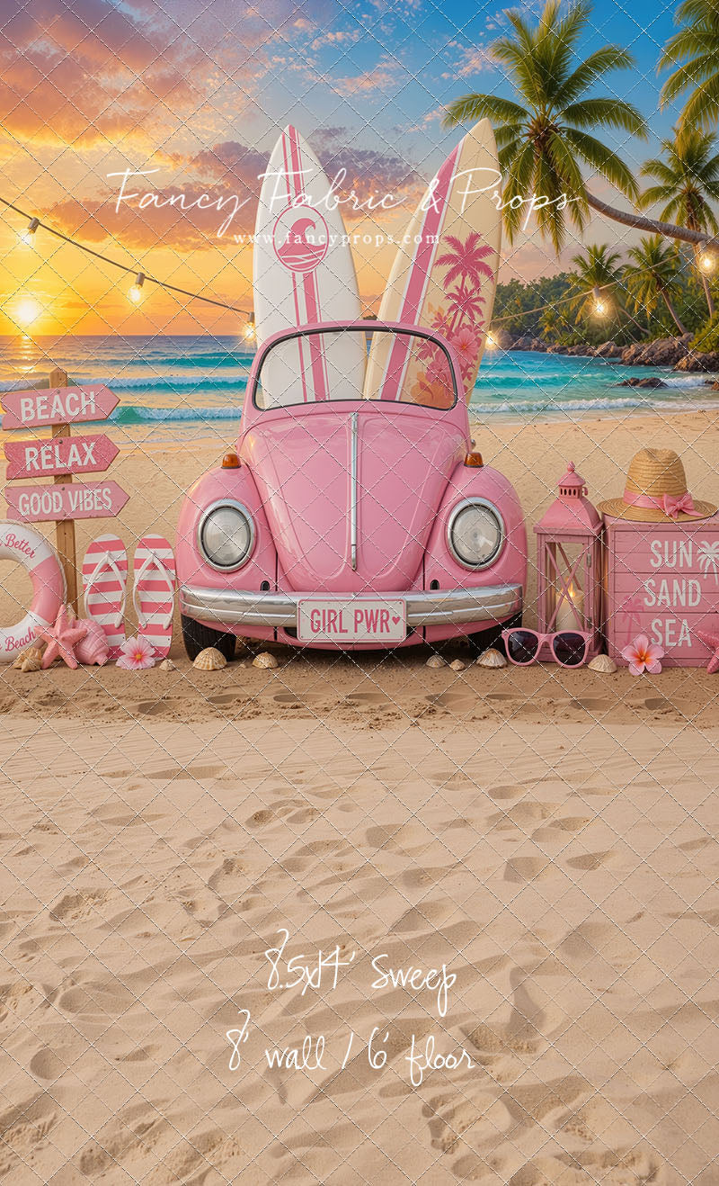 Girl Power Beach Bug - With Sweep Option