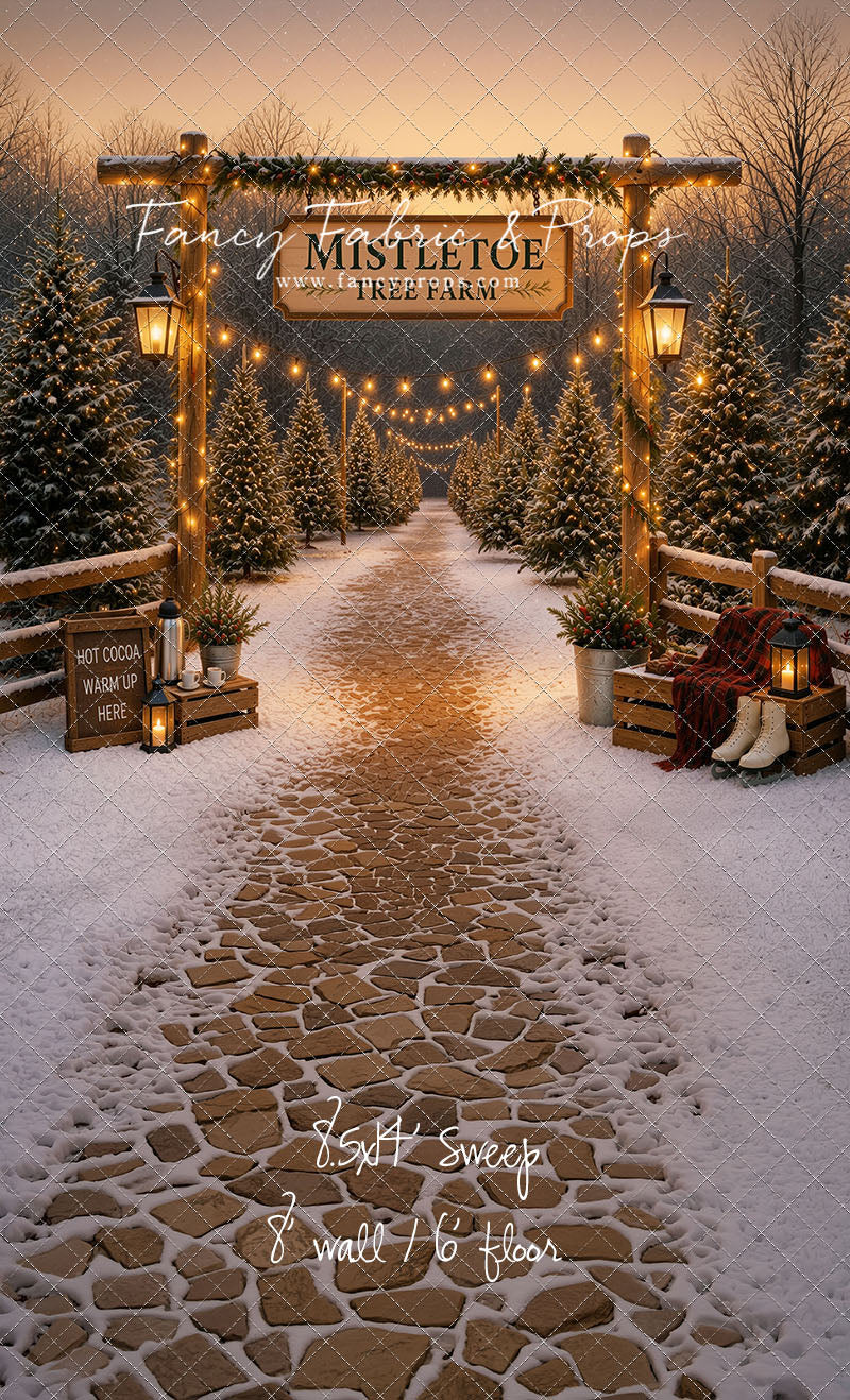 Golden Glow Christmas Farm - with Sweep Option