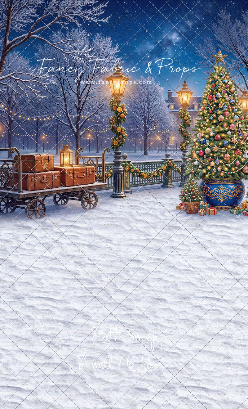 Holiday Train Station - With Sweep Option