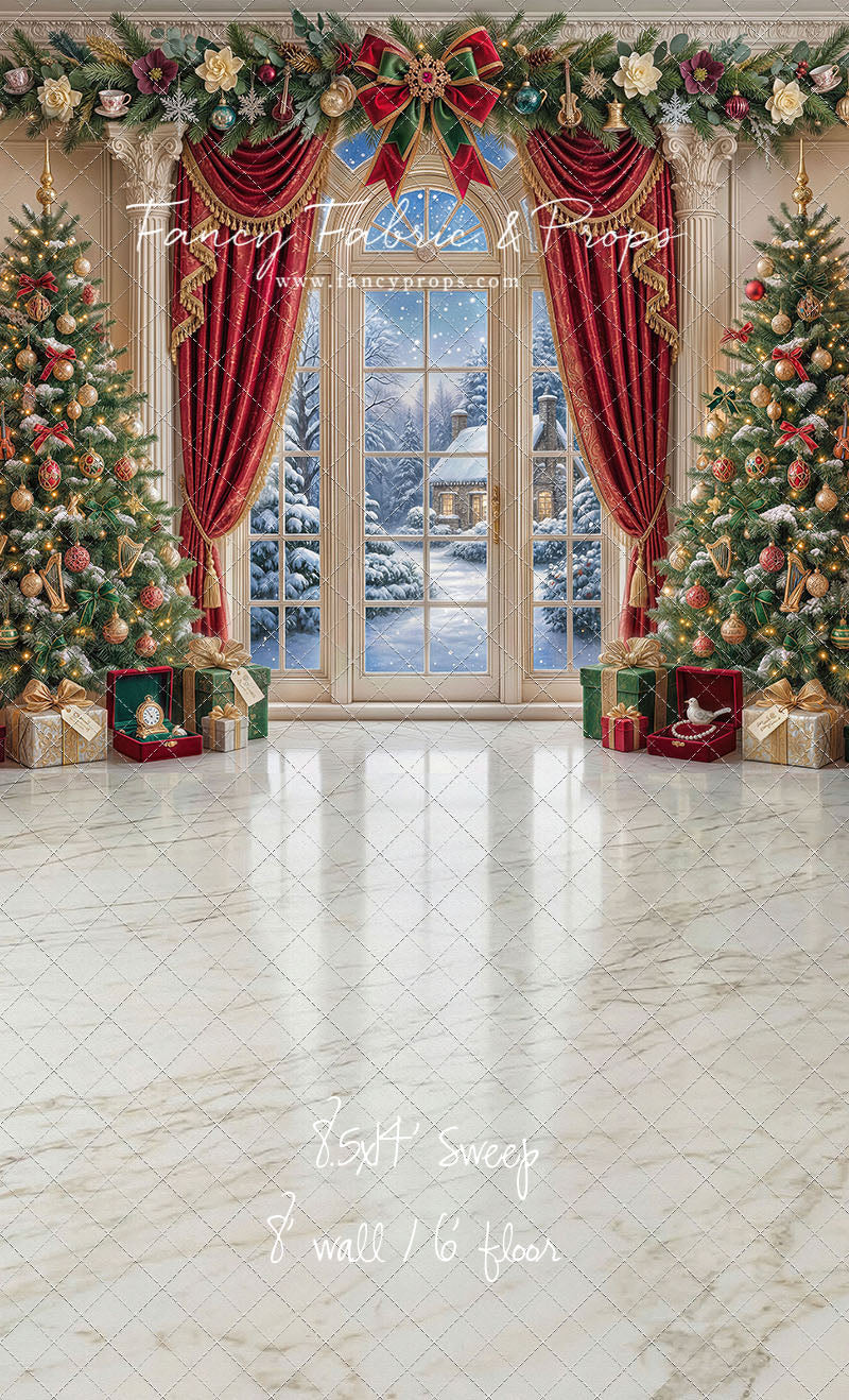 Holiday Window Elegance - with Sweep Option