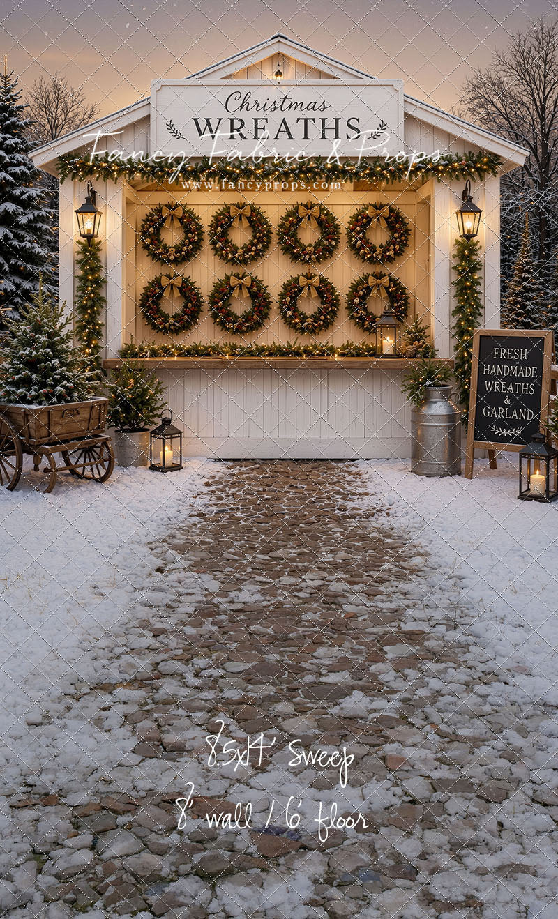 Holly Wreath Stand - with Sweep Option