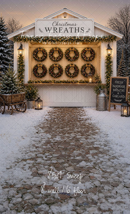 Holly Wreath Stand - with Sweep Option