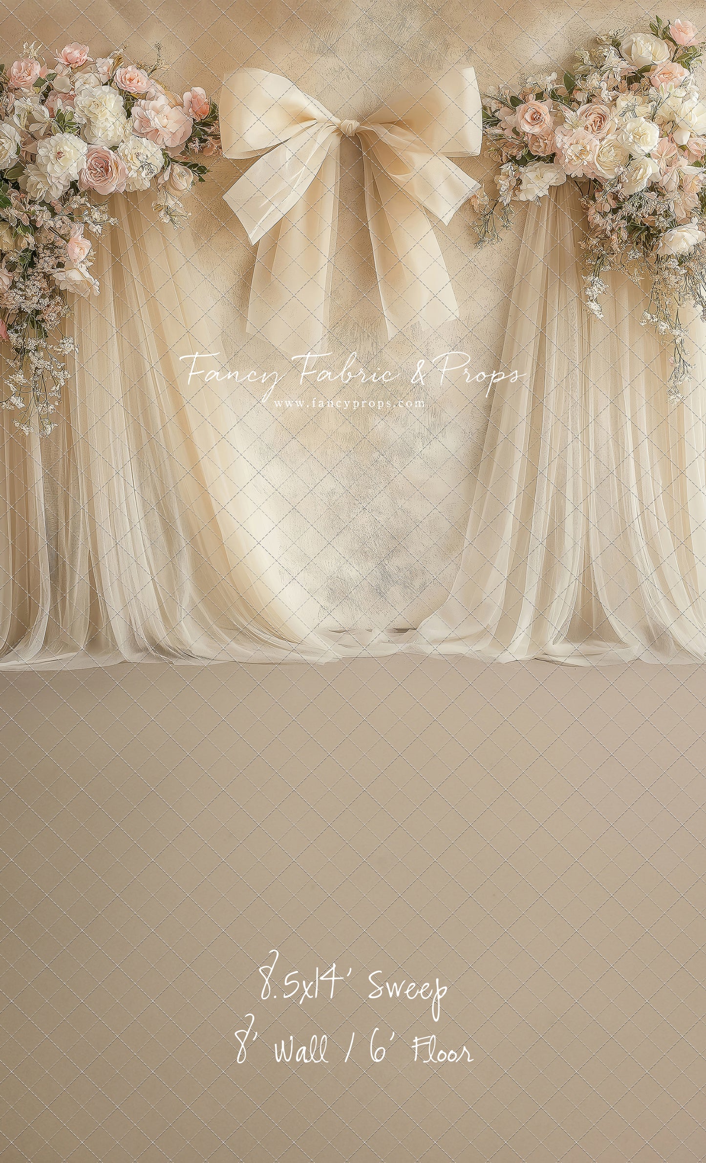 Ivory Bow Harmony  - With Sweep Option