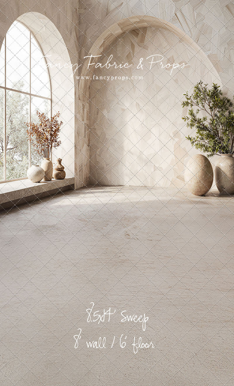 Ivory Vista Arch - With Sweep Option