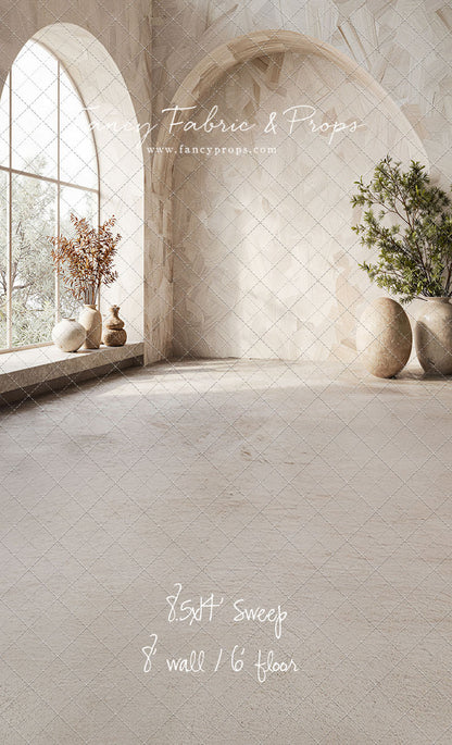 Ivory Vista Arch - With Sweep Option