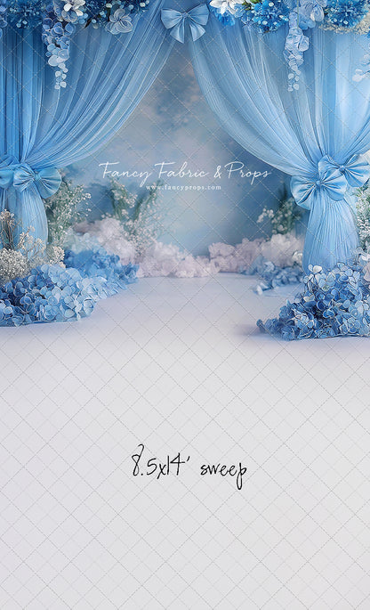 Little Bow Blue - With Sweep Option