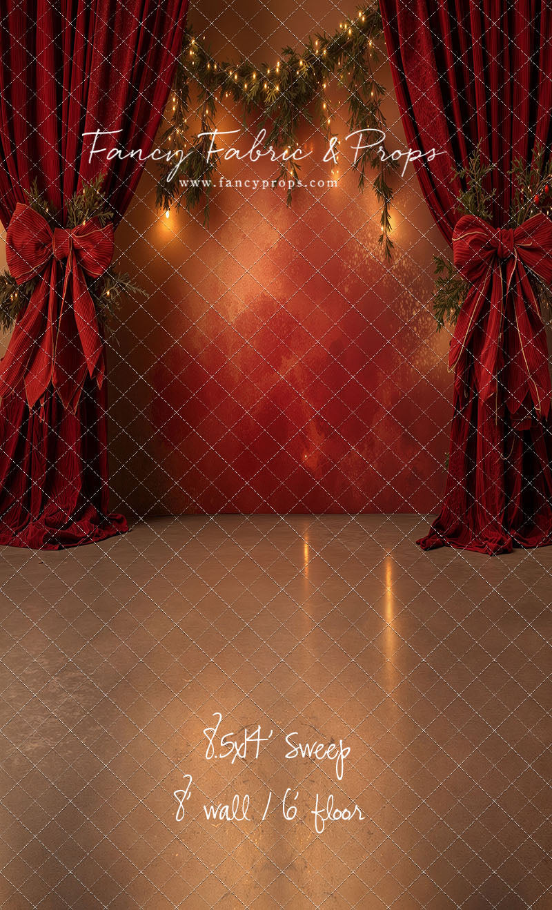 Merry Christmas Curtain Call - With Sweep Option
