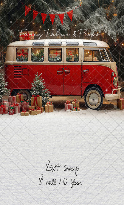 Merry Little Bus Stop - with Sweep Option