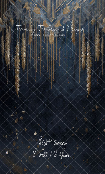 Midnight Feather Cascade - With Sweep Option