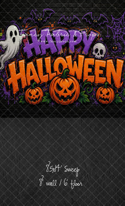 Midnight Graffiti Halloween - With Sweep Option