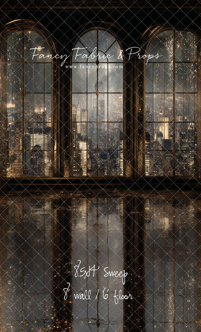 Midnight Skyline Ballroom - with Sweep Option