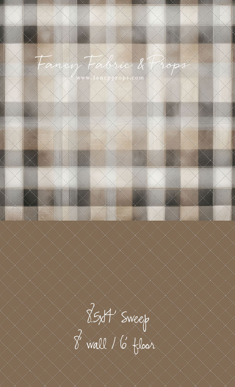 Mocha Flannel - With Sweep Option