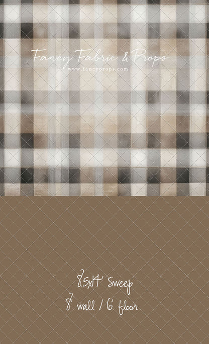 Mocha Flannel - With Sweep Option