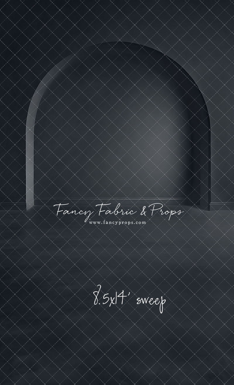 Modern Midnight Alcove - Solid Floor - With Sweep Option