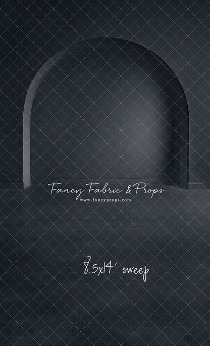 Modern Midnight Alcove - Solid Floor - With Sweep Option