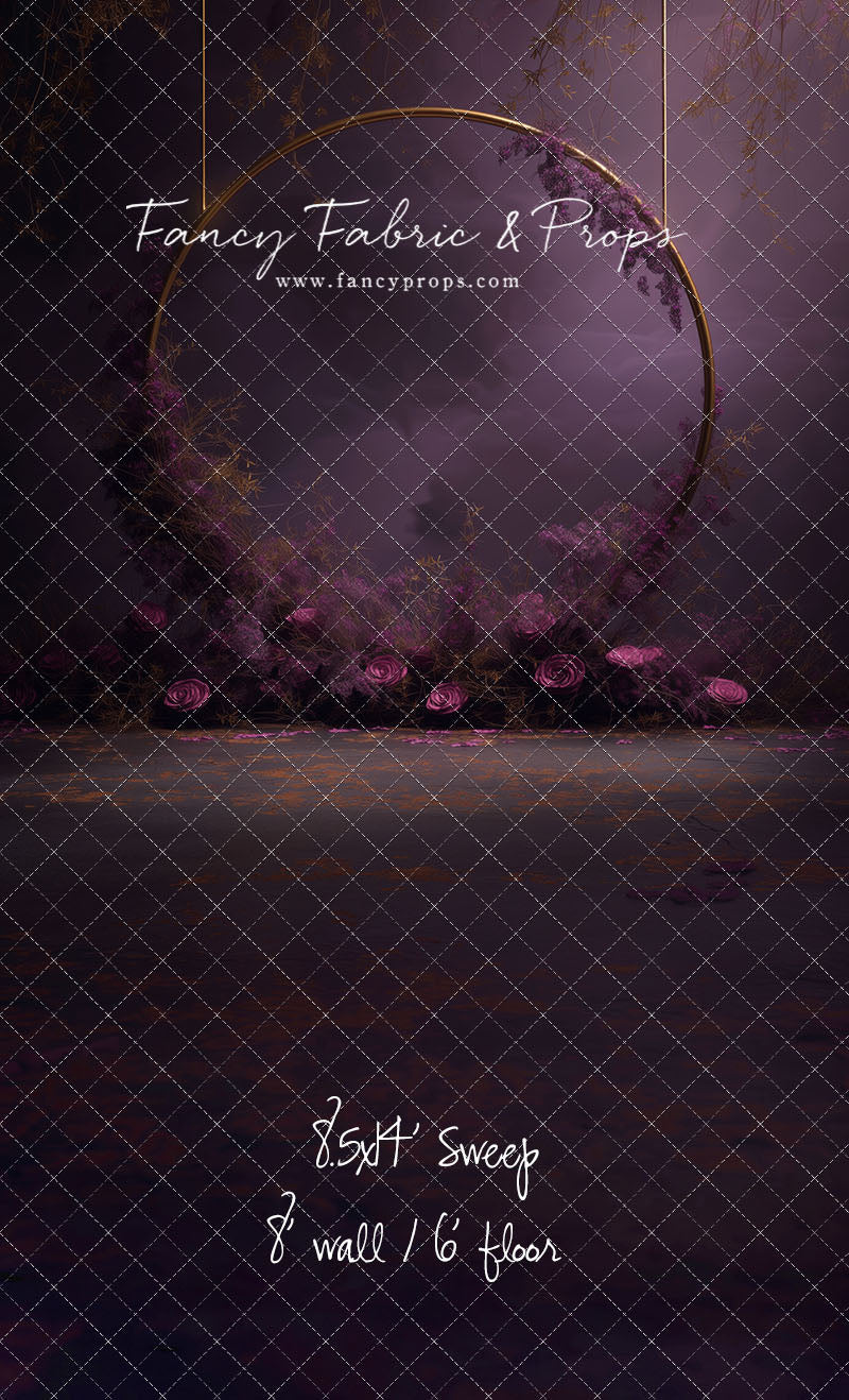 Moonlit Plum Petals - With Sweep Option