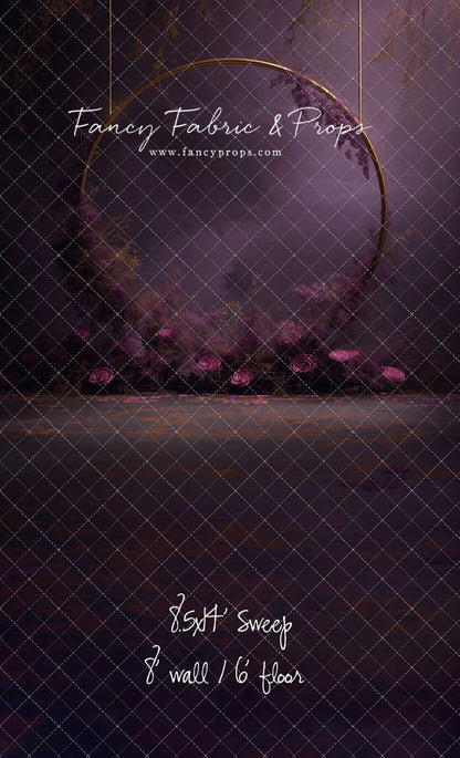 Moonlit Plum Petals - With Sweep Option