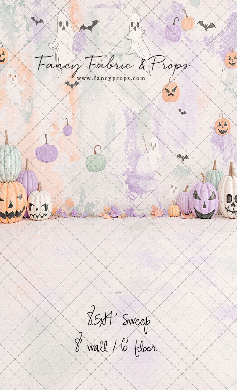 Pastel Pumpkin Parade - With Sweep Option