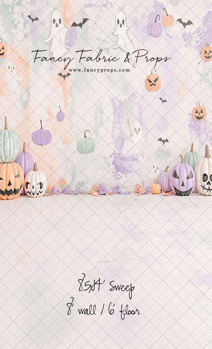 Pastel Pumpkin Parade - With Sweep Option