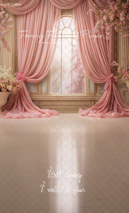 Pink Blossom Parlor - With Sweep Option