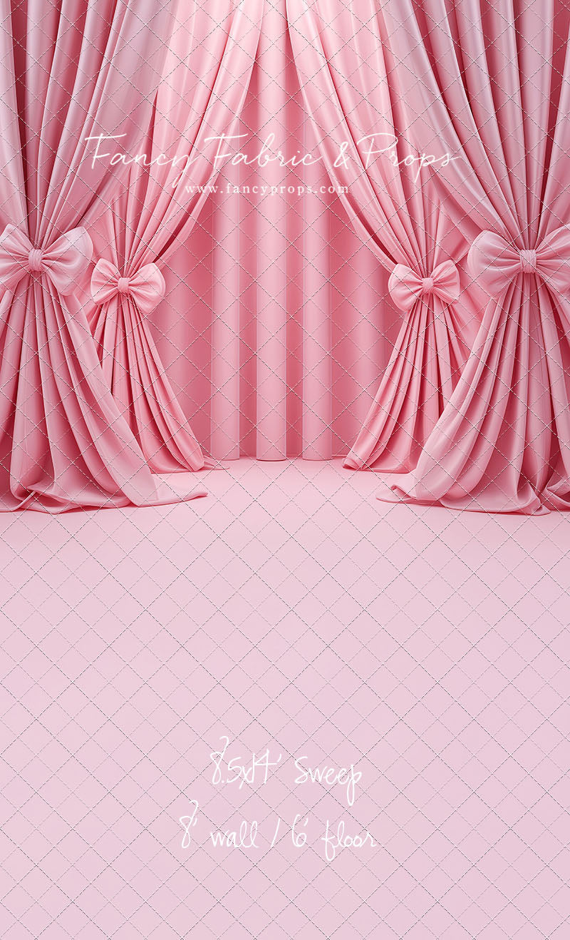 Pink Bow Drama - With Sweep Option