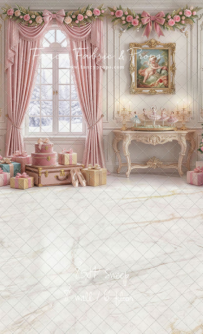 Pink Velvet Christmas - with Sweep Option