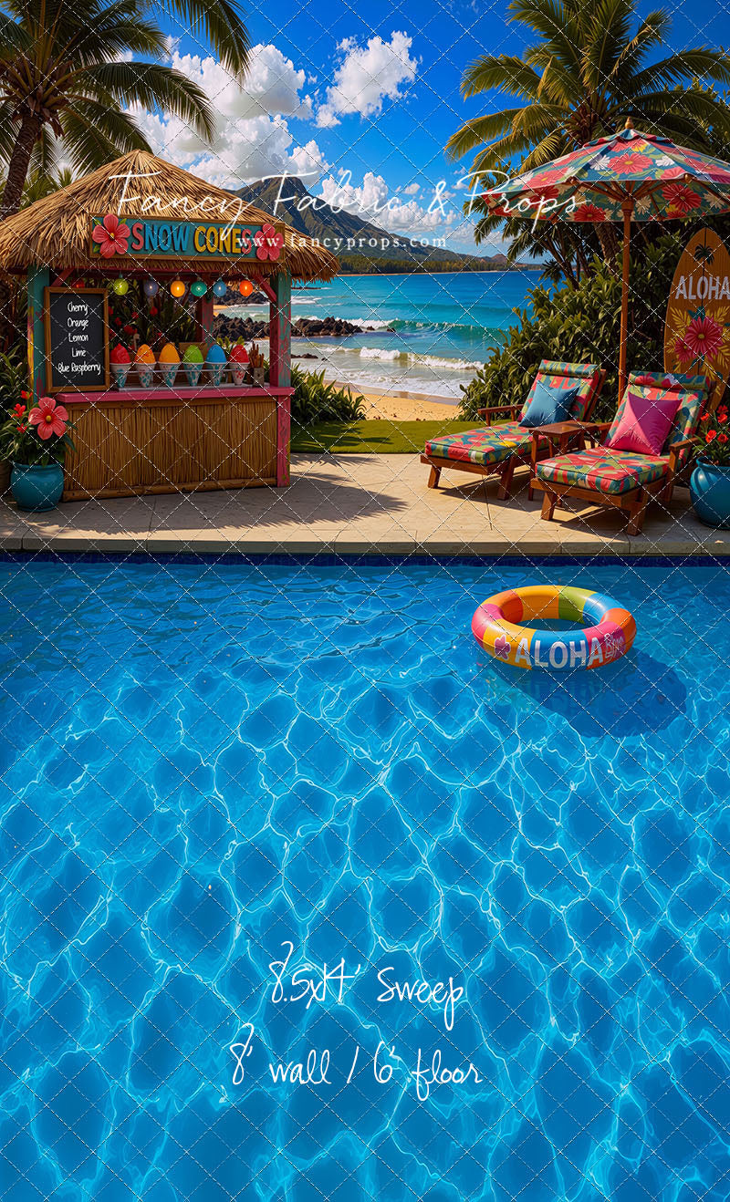 Poolside Snowcones - With Sweep Option