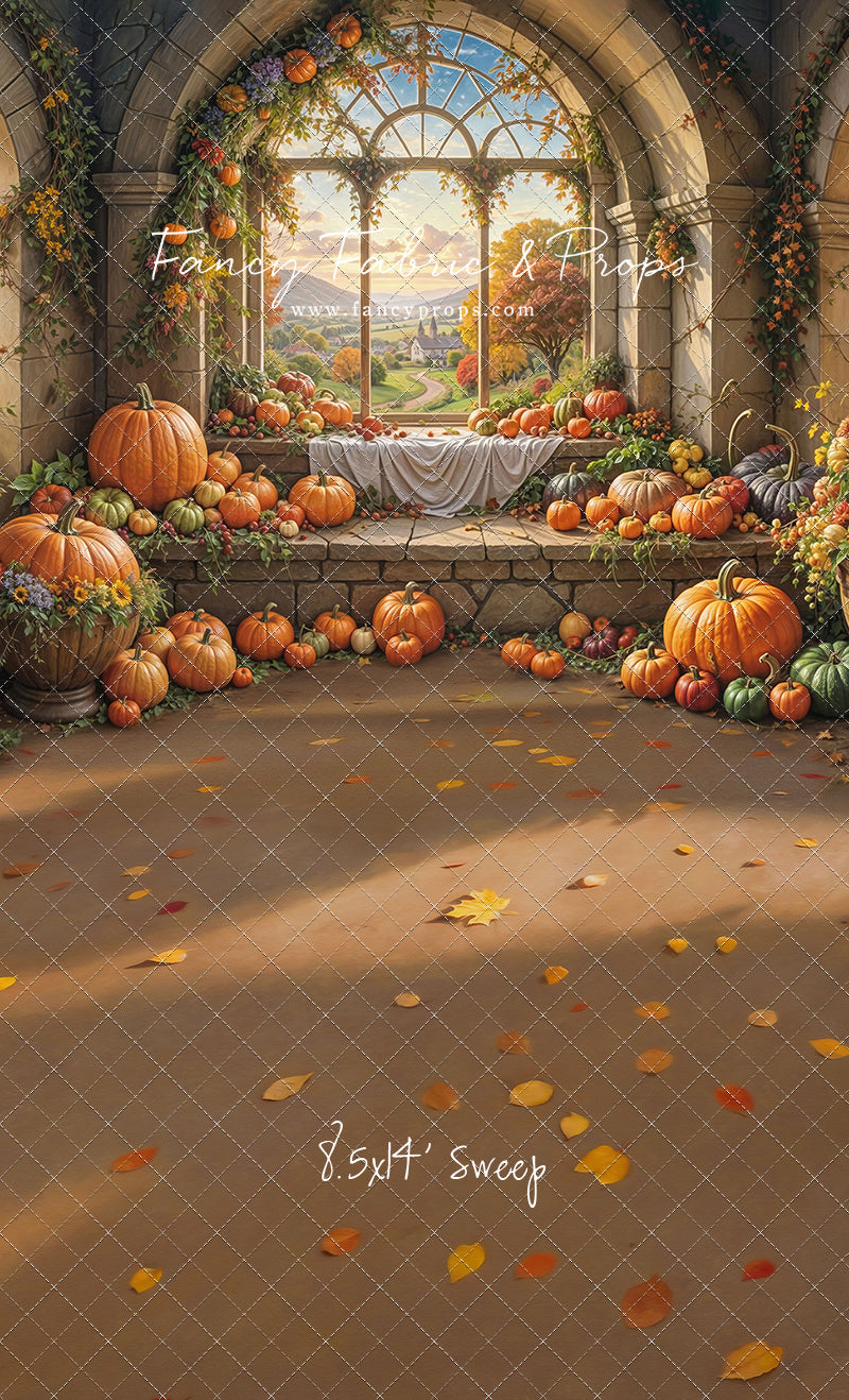 Pumpkin Patch Paradise - With Sweep Option