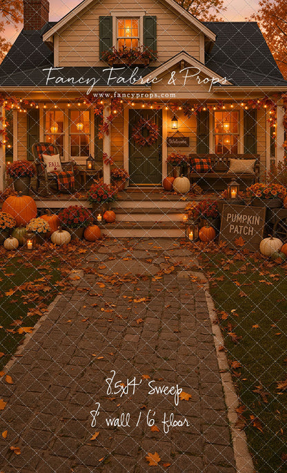 Pumpkin Patch Welcome - With Sweep Option