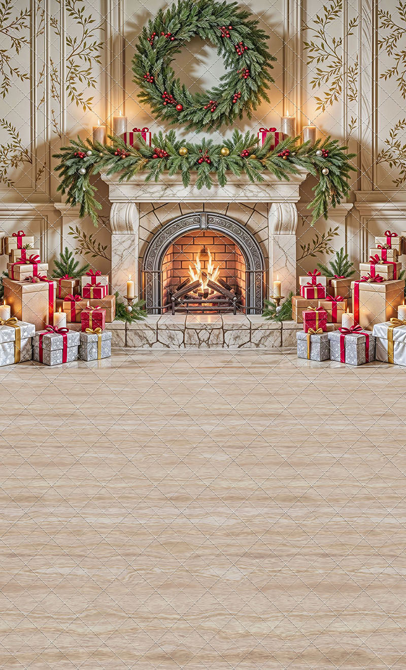 Regal Hearth & Holiday Cheer - with Sweep Option