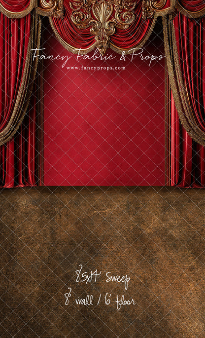 Regal Red Chamber Wall - With Sweep Option